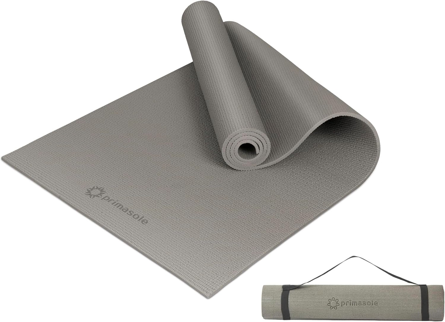 Yoga Mat with Carry Strap for Yoga Pilates Fitness and Floor Workout at Home and Gym Non-Slip 9 Colors