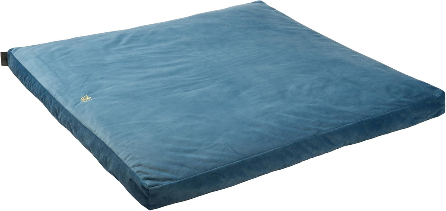 Meditation Mat Zabuton, Velvet Floor Cushions for Sitting, Meditation Cushions and Pillows with 100% Cotton Insert, Yoga Cushion for Women and Men