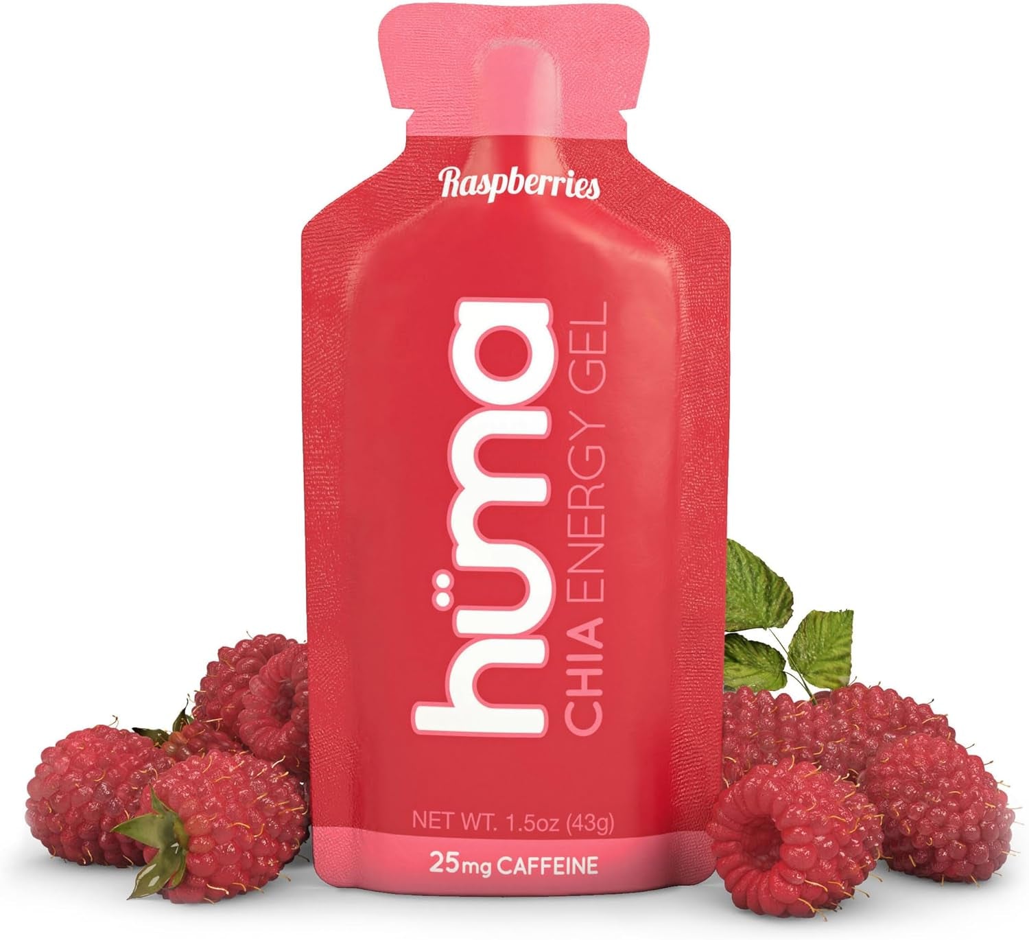 Huma Chia Energy Gel, Blueberries, 12 Gels - Premier Sports Nutrition for Endurance Exercise