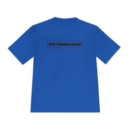 Unisex Moisture Wicking Workout Tee | Fitness Shirt, Sportswear, Activewear, Gym Top, Casual Wear, Gift for Her/Him