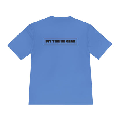 Unisex Moisture Wicking Workout Tee | Fitness Shirt, Sportswear, Activewear, Gym Top, Casual Wear, Gift for Her/Him