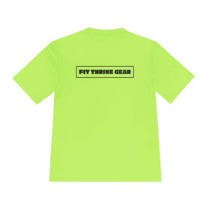 Unisex Moisture Wicking Workout Tee | Fitness Shirt, Sportswear, Activewear, Gym Top, Casual Wear, Gift for Her/Him