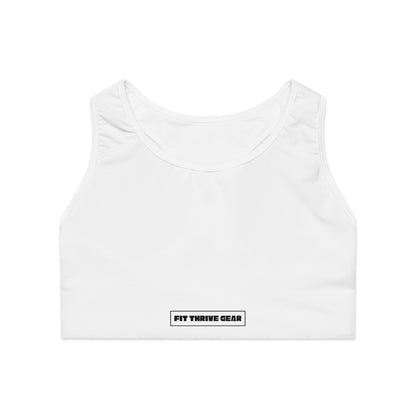 Motivational Sports Bra, Fitness Gear, Workout Top, Activewear, Gym Essential, Stylish Athletic Bra