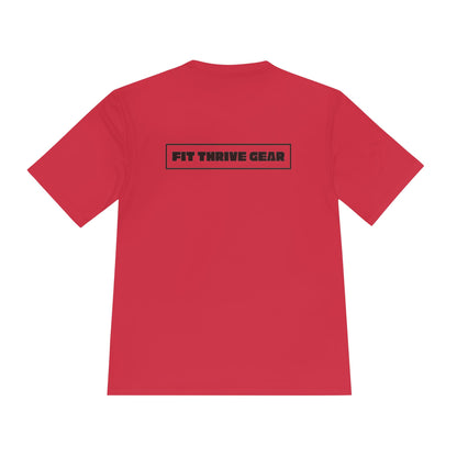 Unisex Moisture Wicking Workout Tee | Fitness Shirt, Sportswear, Activewear, Gym Top, Casual Wear, Gift for Her/Him