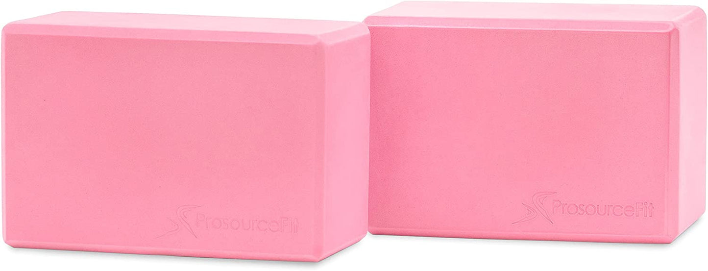 Foam Yoga Blocks, High Density EVA Yoga Bricks 4”X 6” X 9” (Set of 2)