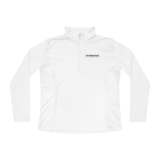 Ladies Fitness Quarter-Zip Pullover - Activewear, Workout Top, Sports Gear, Casual Jacket, Outdoor Layer
