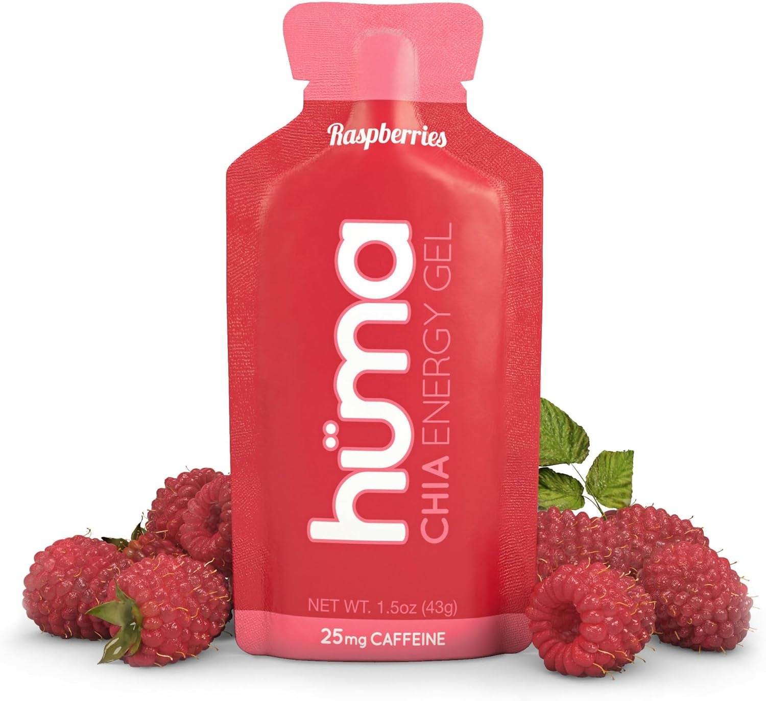 Huma Chia Energy Gel, Blueberries, 12 Gels - Premier Sports Nutrition for Endurance Exercise