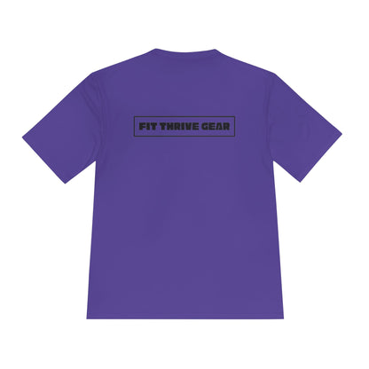 Unisex Moisture Wicking Workout Tee | Fitness Shirt, Sportswear, Activewear, Gym Top, Casual Wear, Gift for Her/Him