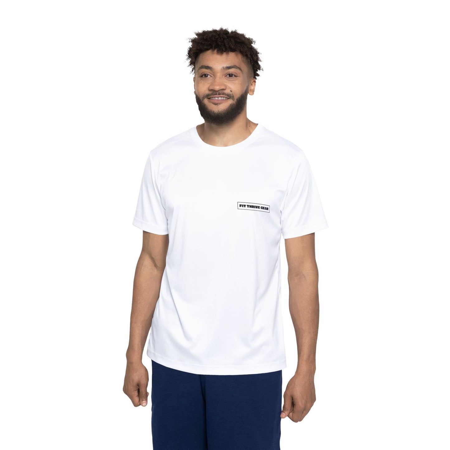 Men's Sports Jersey - Fit Thrive Gear, Athletic Wear, Exercise Shirt, Fitness Apparel, Running Tee, Team Jersey