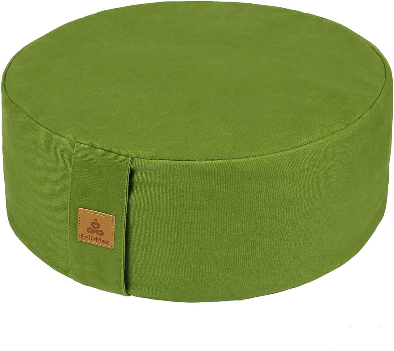 Zafu Buckwheat Meditation Cushion,D=13"/16" H=5.5",Round Zabuton Meditation Pillow,Yoga Bolster Kneeling Pillow Premium Yoga Pillow for Sitting on Floor Zippered Cotton Cover