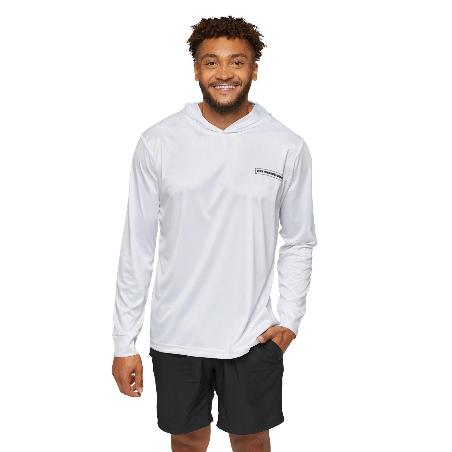 Sporty Warmup Hoodie for Active Men, Fitness Gear, Gym Hoodie, Athletic Pullover, Outdoor Sportswear, Training Top