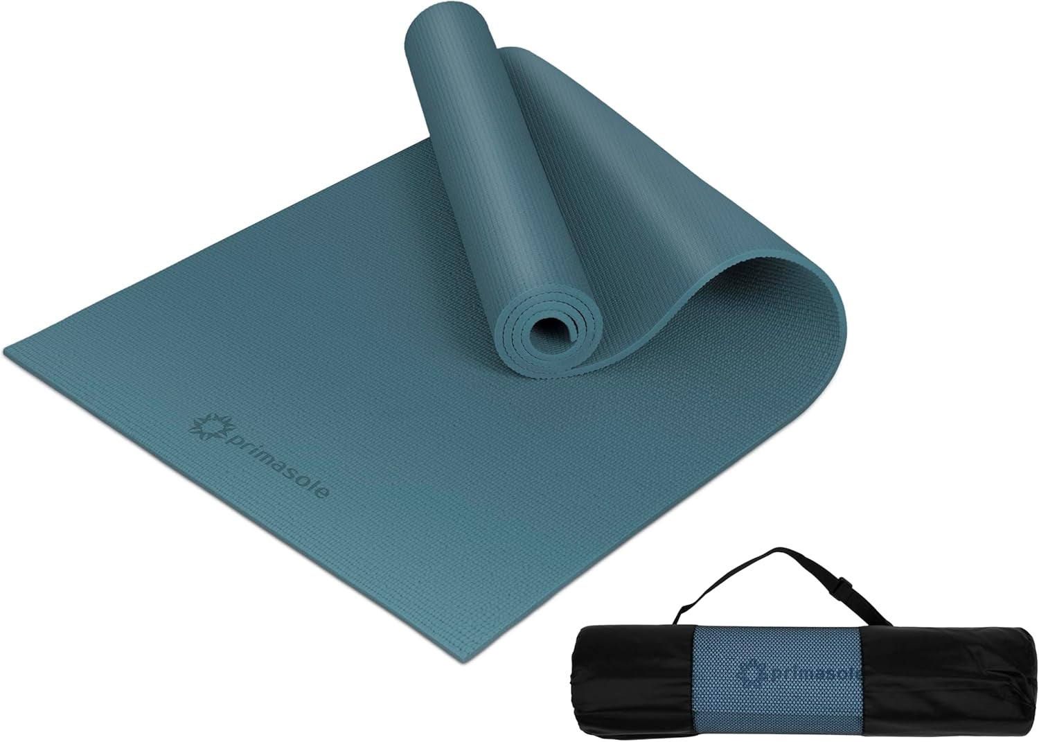 Yoga Mat with Carry Strap for Yoga Pilates Fitness and Floor Workout at Home and Gym Non-Slip 9 Colors