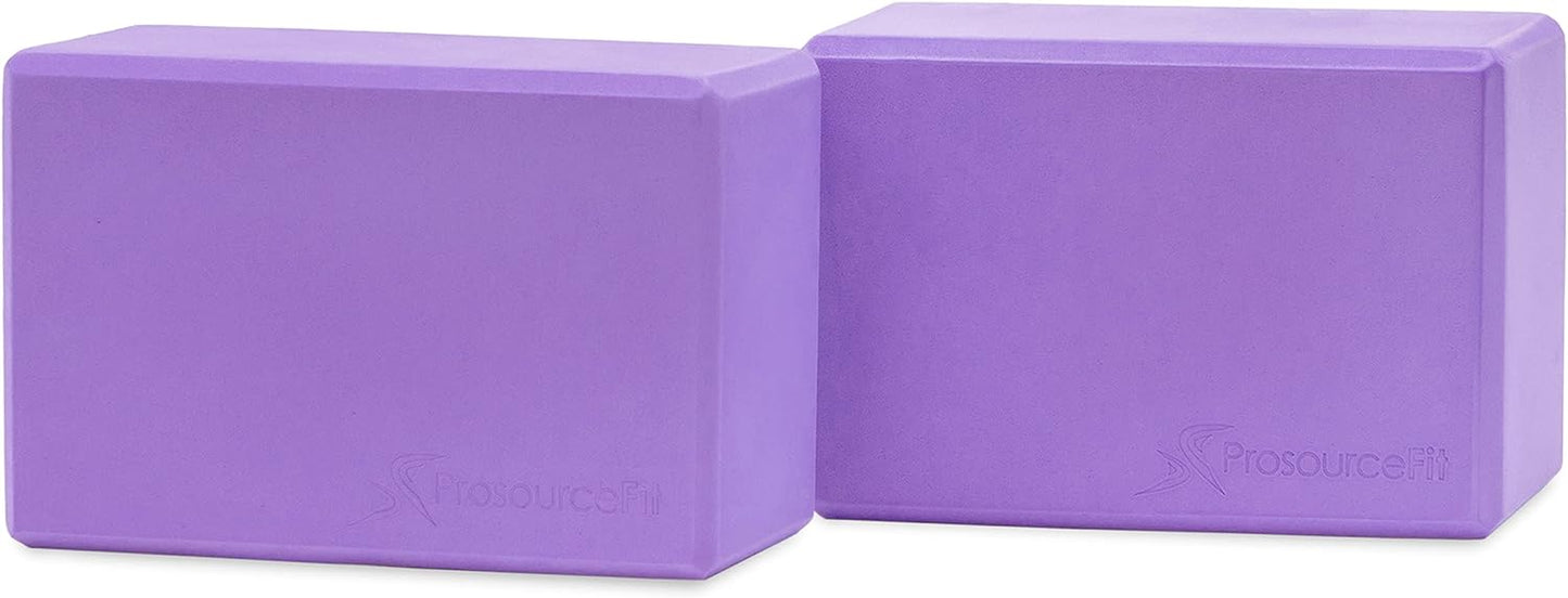 Foam Yoga Blocks, High Density EVA Yoga Bricks 4”X 6” X 9” (Set of 2)