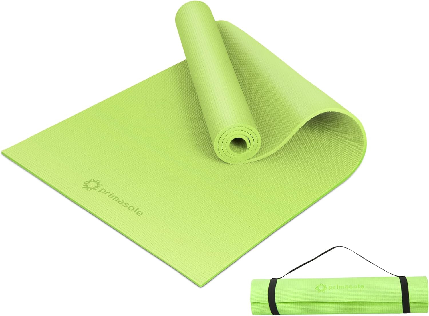 Yoga Mat with Carry Strap for Yoga Pilates Fitness and Floor Workout at Home and Gym Non-Slip 9 Colors