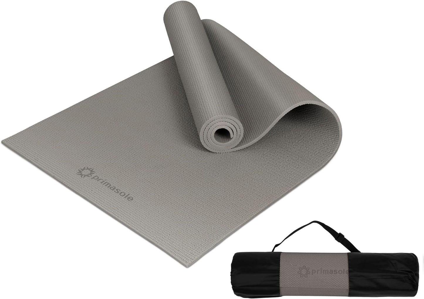 Yoga Mat with Carry Strap for Yoga Pilates Fitness and Floor Workout at Home and Gym Non-Slip 9 Colors