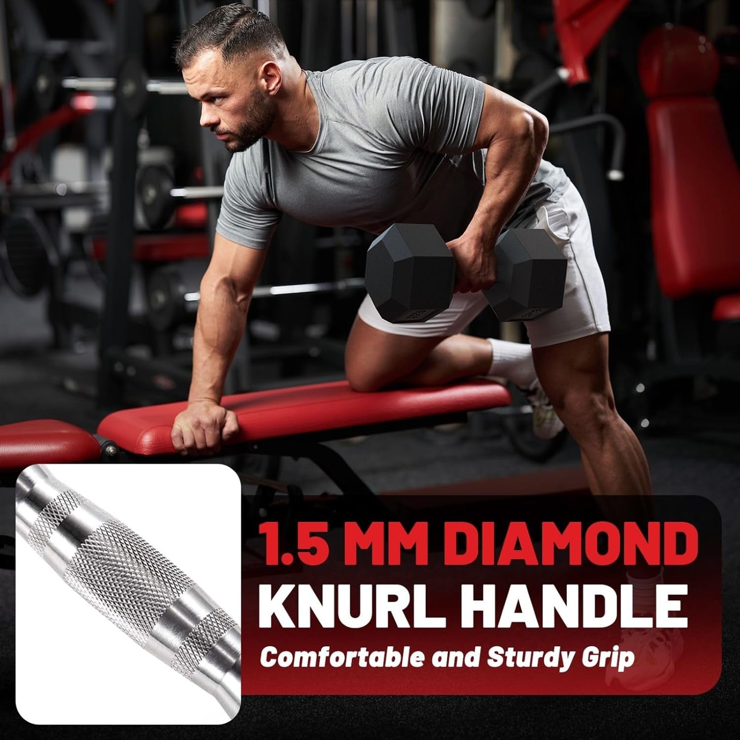 Hex Dumbbell Set 45-550 Lb, Rubber Encased Home Gym Dumbbells, Weights Dumbbells for Women & Men, Hand Weight for Strength Training