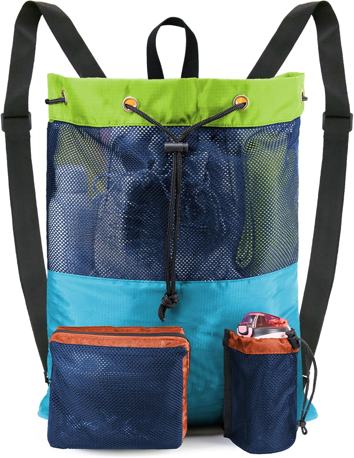 Drawstring Backpack for Men Women Athletic Gym Sports Workout Beach Swim